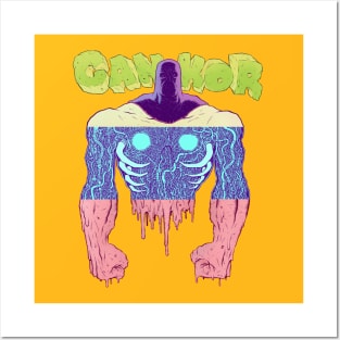 Cankor X-RAY w/logo - for lighter color shirts Posters and Art